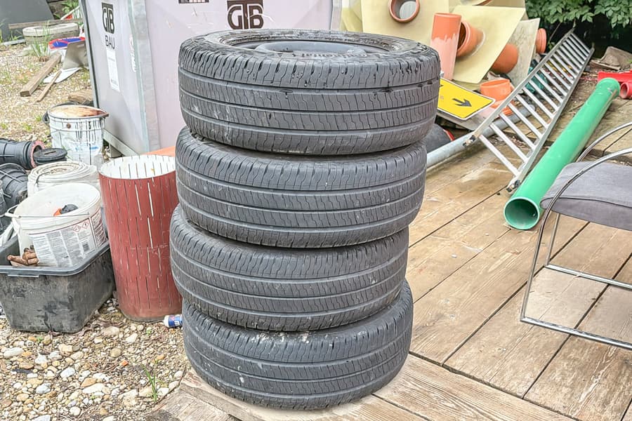4 Sommerkompletträder Continental VanContact Eco 235/65 R16C